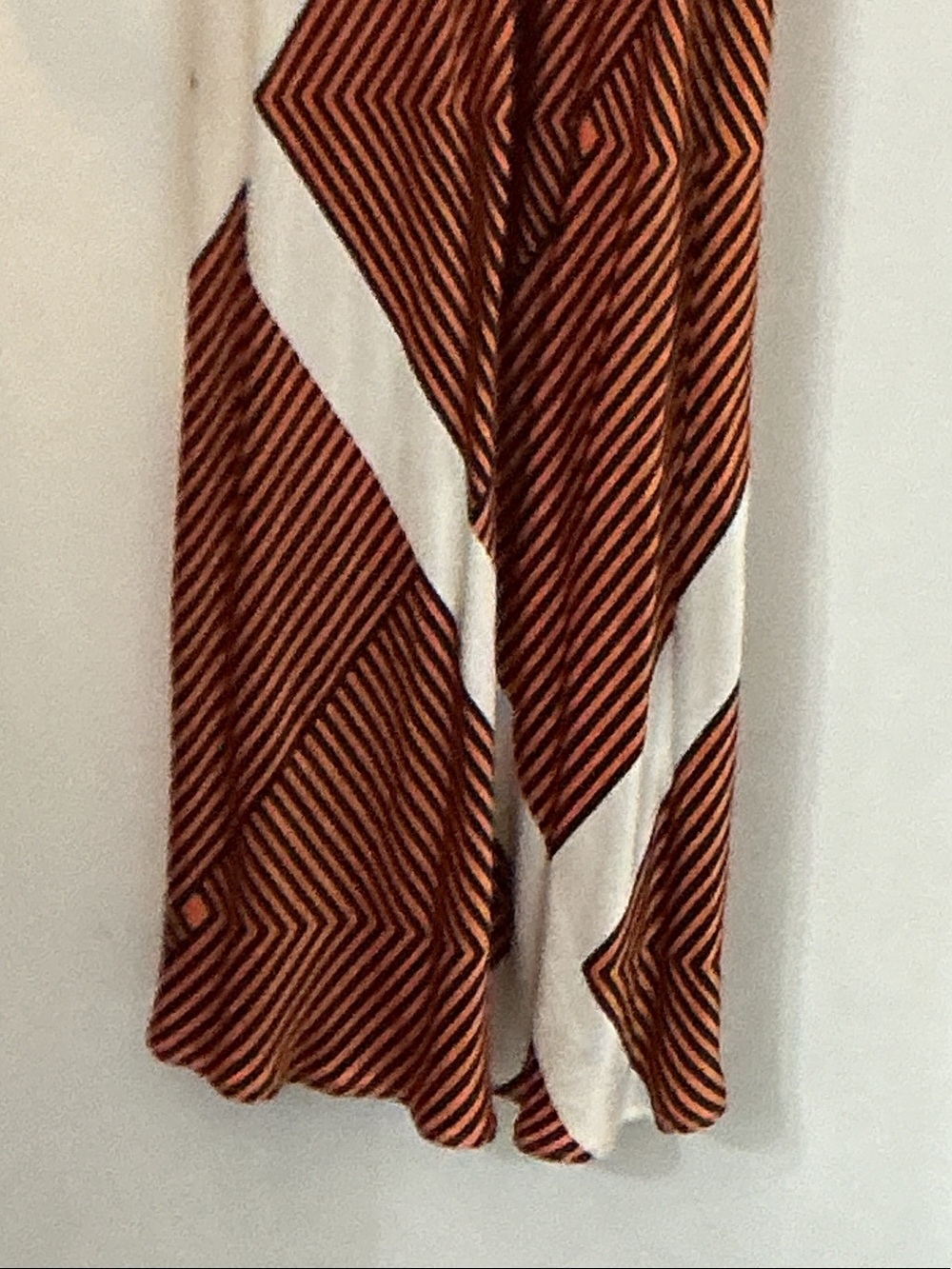 Loft Striped Maxi SunDress in Rust and Cream - Picture 2 of 6